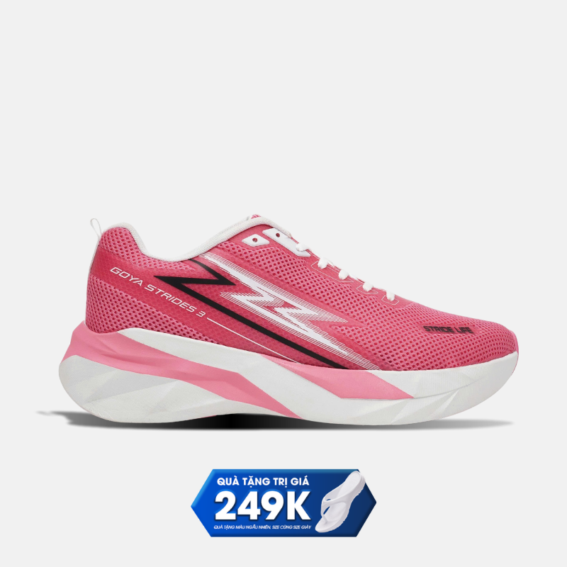 GIÀY CHẠY BỘ GOYA STRIDES 3 - HỒNG