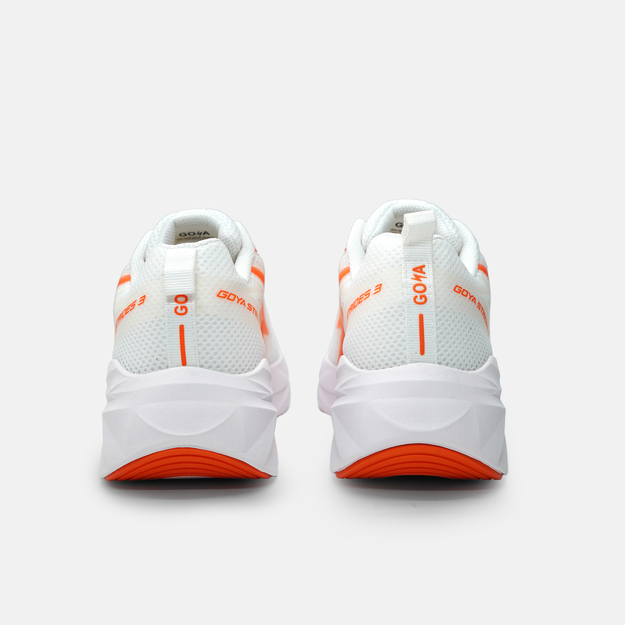 GIÀY CHẠY BỘ GOYA STRIDES 3 - TRẮNG CAM