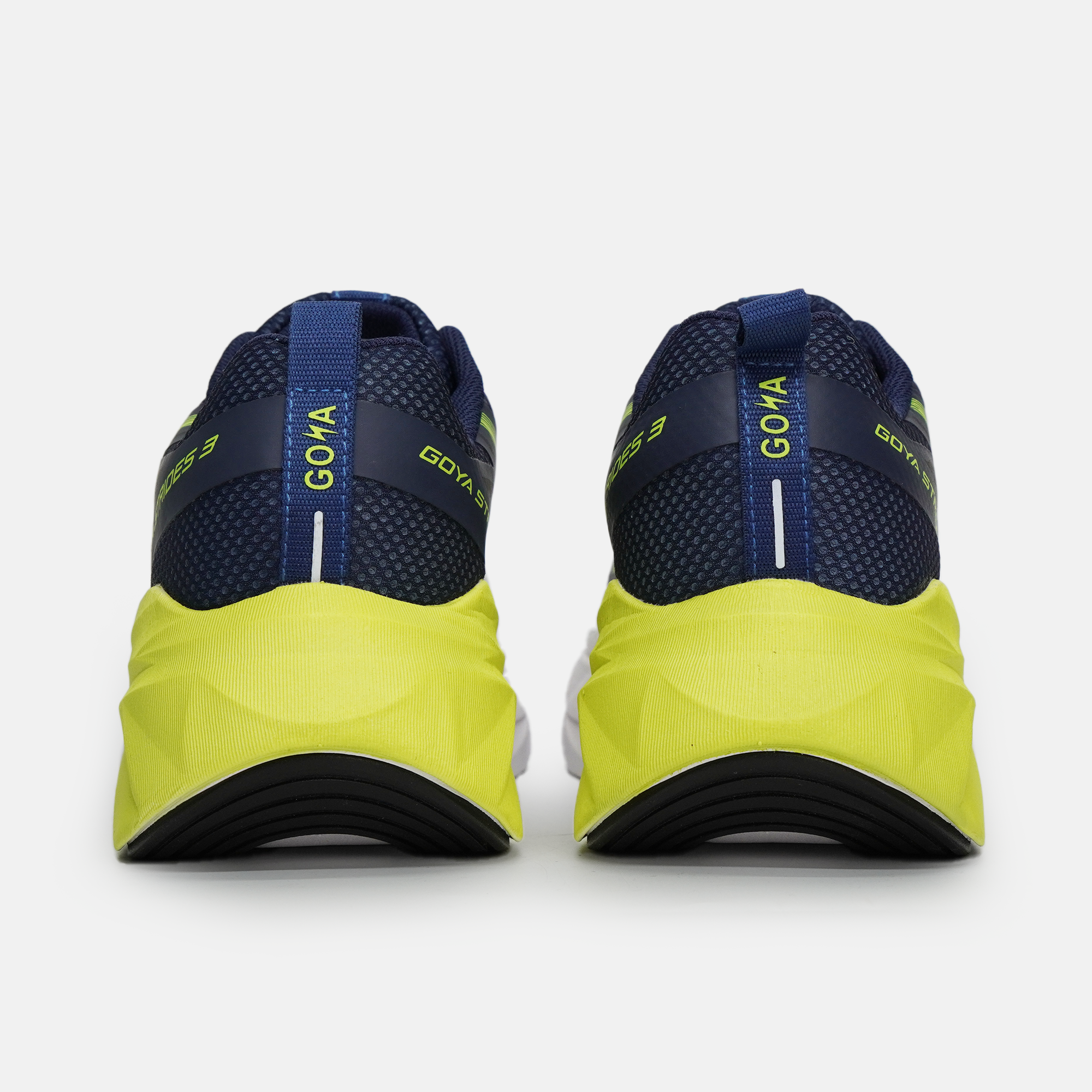 GIÀY CHẠY BỘ GOYA STRIDES 3 - XÁM NEON