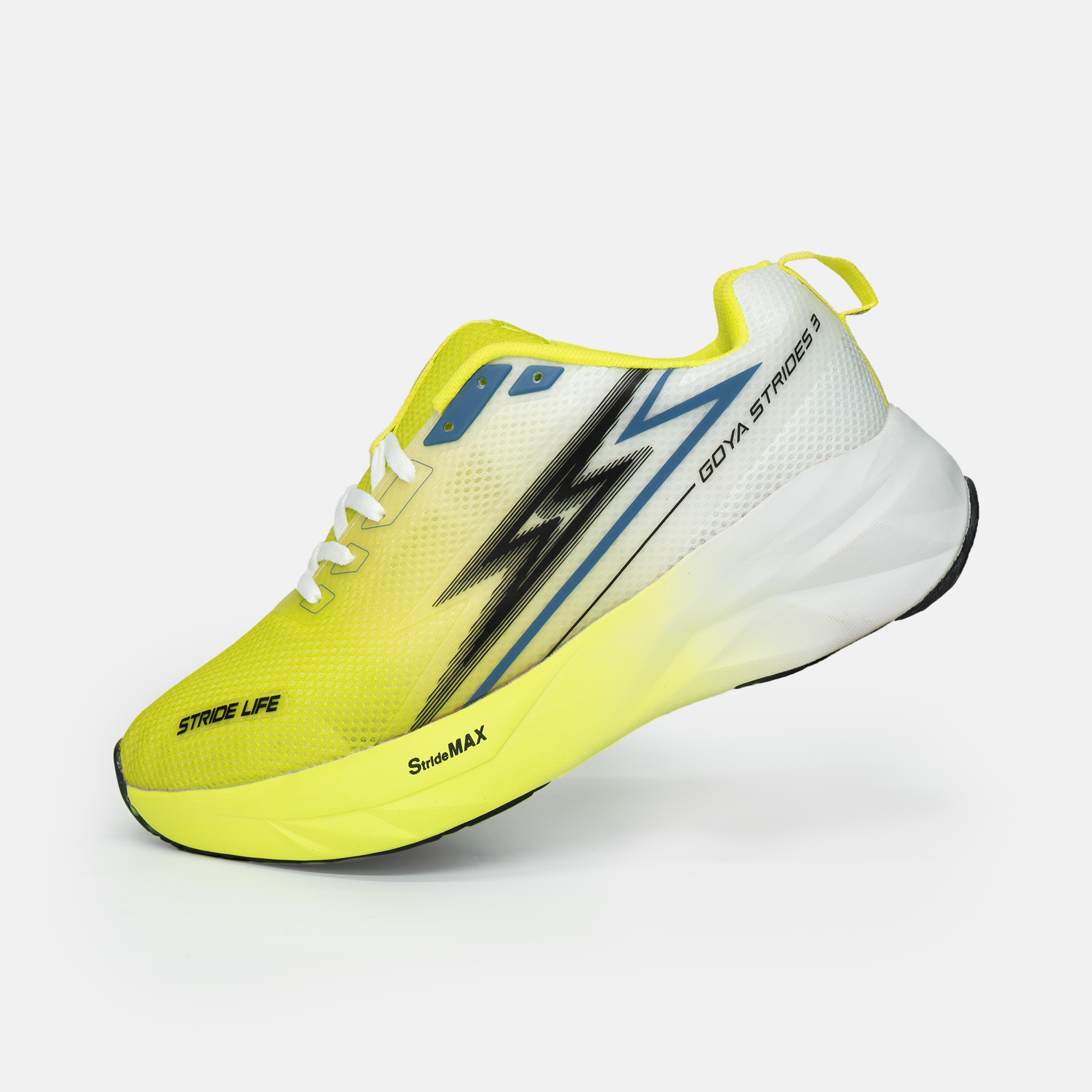 GIÀY CHẠY BỘ GOYA STRIDES 3 - XANH NEON