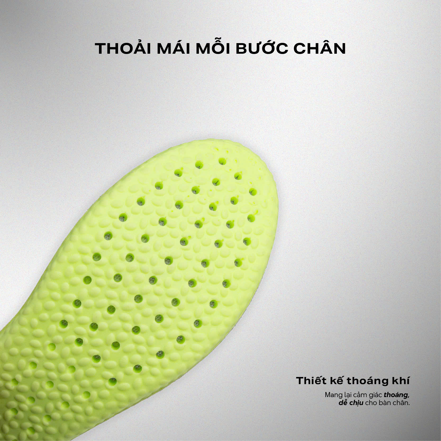 LÓT GIÀY THỂ THAO NEO - XÁM XANH