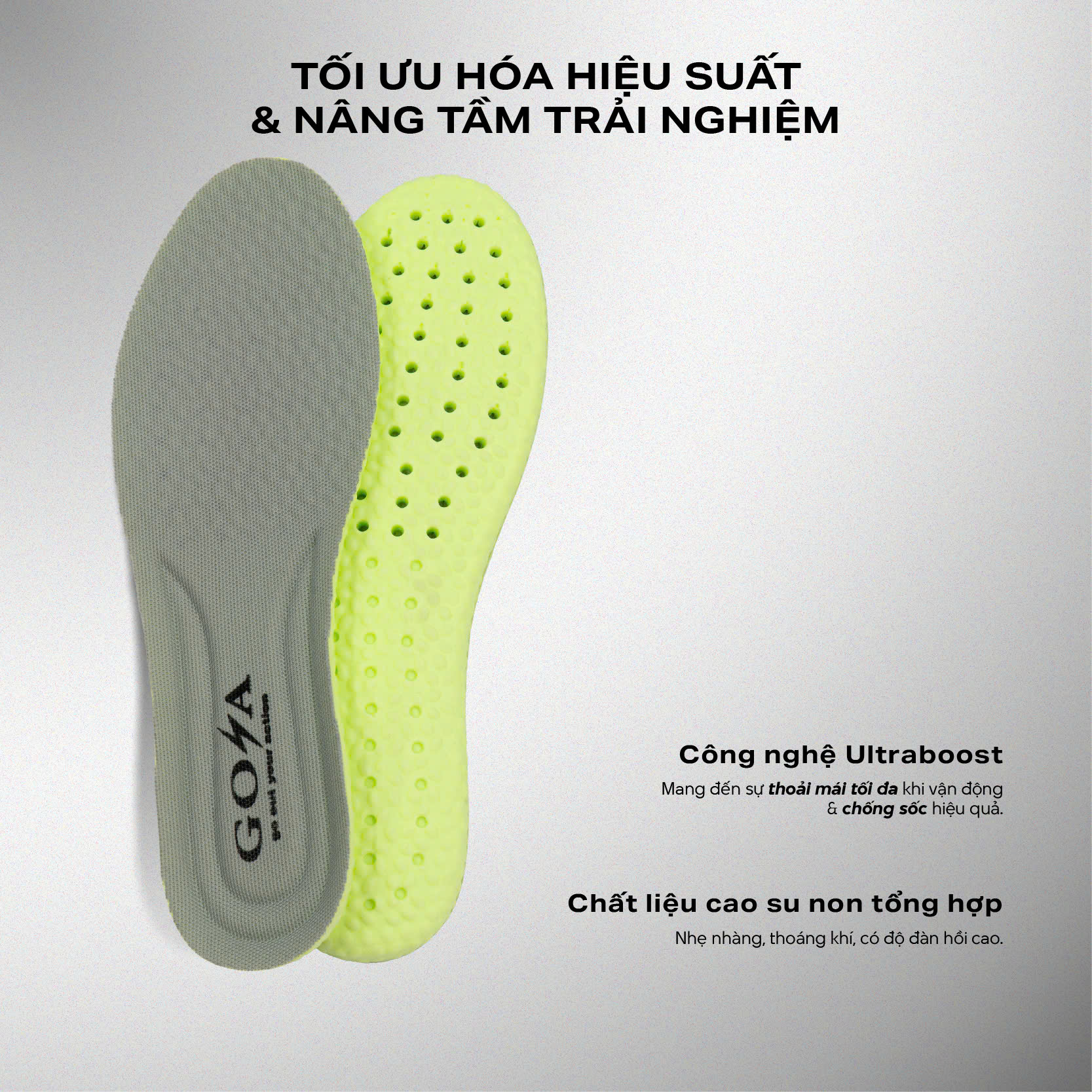 LÓT GIÀY THỂ THAO NEO - XÁM XANH