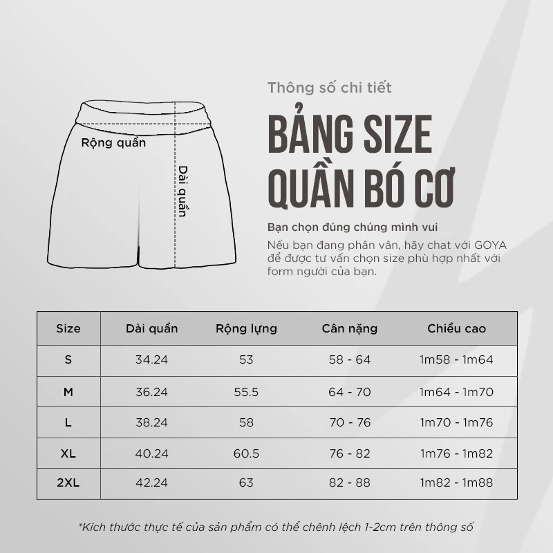 QUẦN BÓ CƠ GOYA WINS