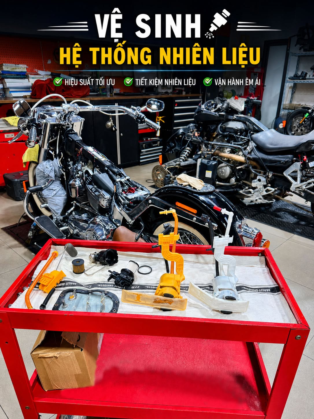 4 hạng mục cần kiểm tra trước khi chạy lại xe để lâu không sử dụng