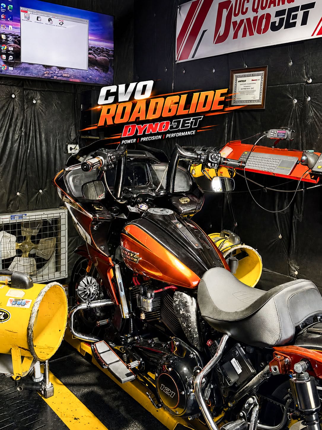 CVO Road Glide lên Dynojet – Tuning theo dữ liệu thực tế để tối ưu vận hành