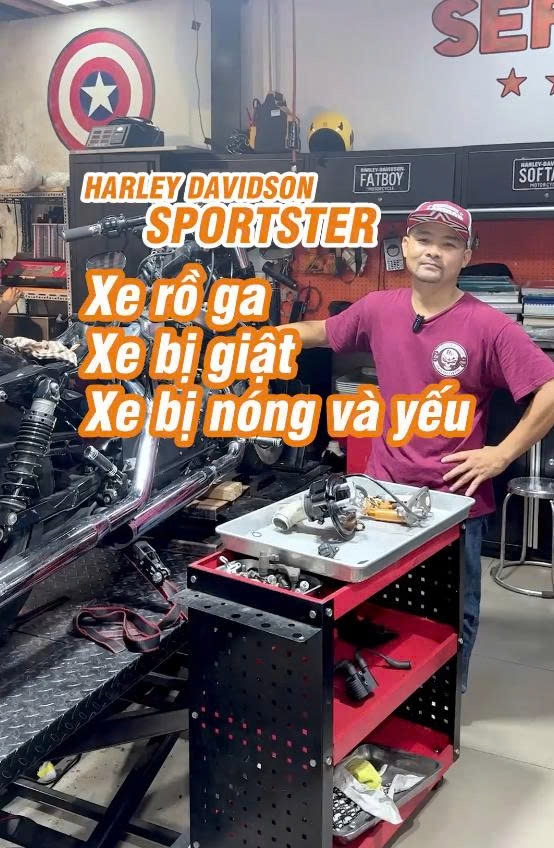 Harley-Davidson Sportster bị rồ ga, giật xe và nóng máy - Nguyên nhân do đâu?