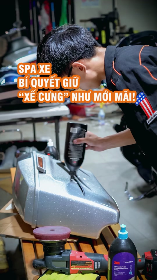 Spa mô tô "tận răng": Bước hoàn thiện cuối cùng trước khi giao chìa khóa cho biker