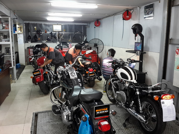 cơ sở sửa xe moto tại Baominhmotor