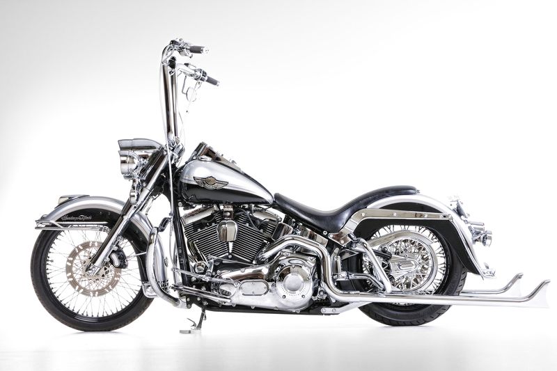 GHI ĐÔNG FACTORY 47 CAO 18 INCH MÀU CHROM LẮP HD ROAD KING, HD SOFTAIL