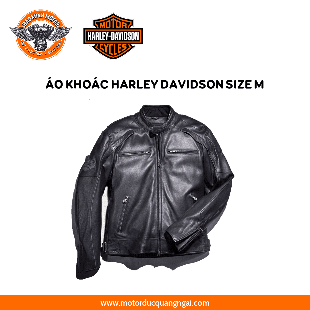 ÁO KHOÁC DA HARLEY DAVIDSON SIZE M