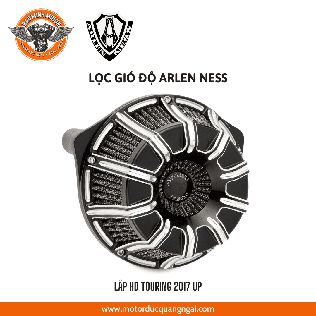 LỌC GIÓ ĐỘ ARLEN NESS BLACK DÀNH CHO TOURING 2017 UP