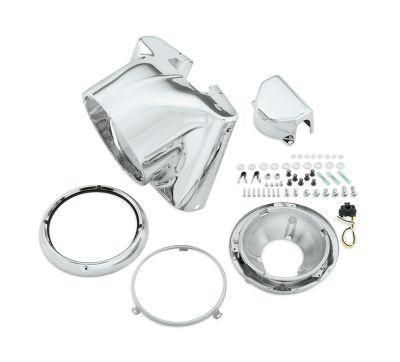 BỘ GÁO PHA ĐÈN MÀU CHROME HIỆU HD LẮP TOURING 2008