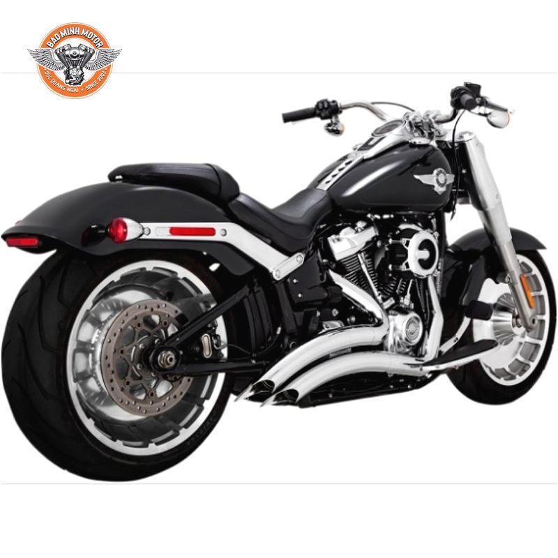 PÔ VANCE HINES FULL SYSTEM MÀU CHROME LẮP HD FATBOY, BREAKOUT, FXDR 2018-2020