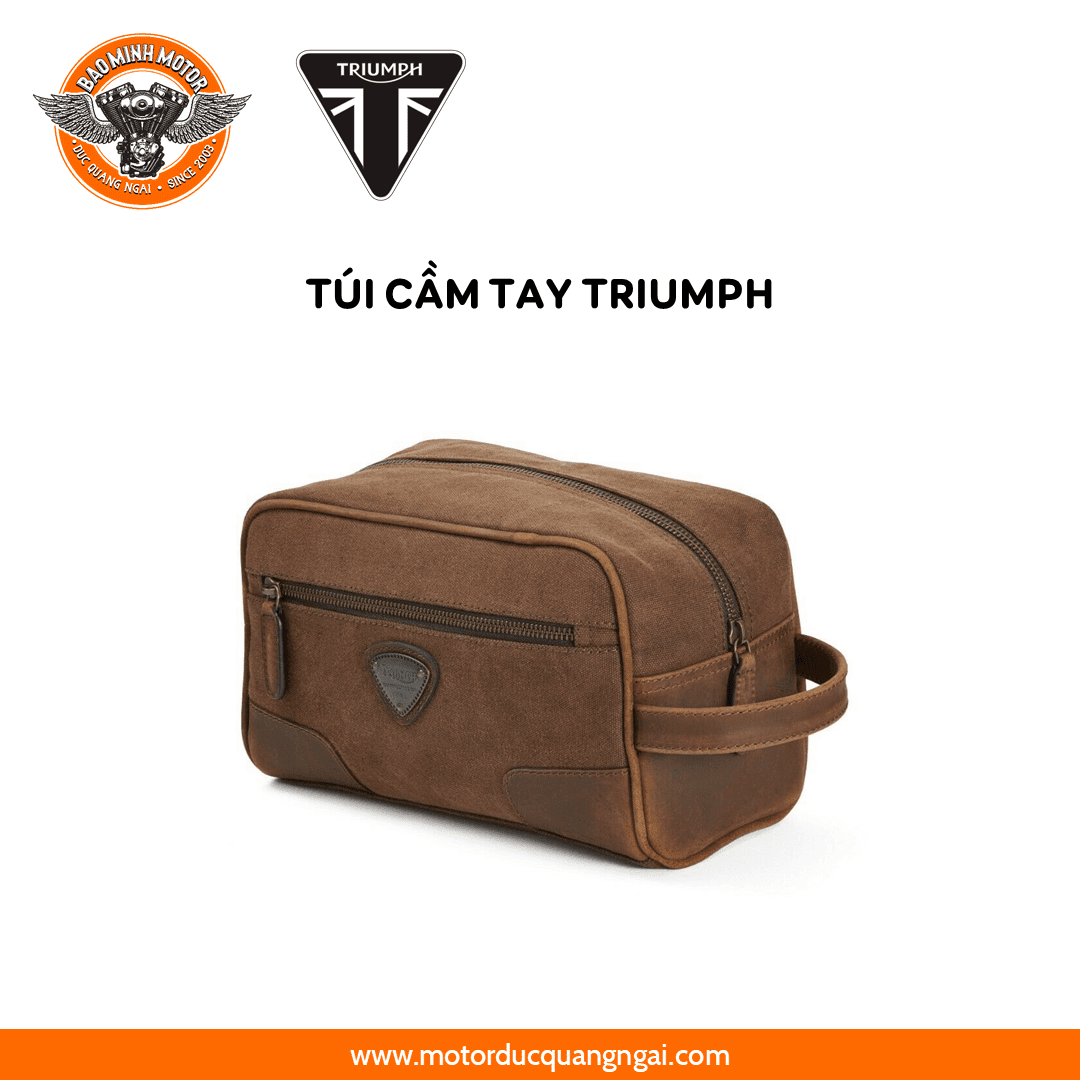 TÚI CẦM TAY TRIUMPH MÀU NÂU (MLUS19202)