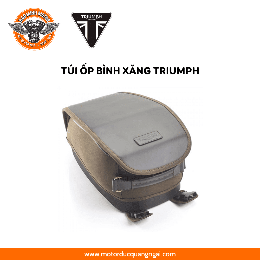 TÚI DA ỐP BÌNH XĂNG TRIUMPH MÀU OLIVE