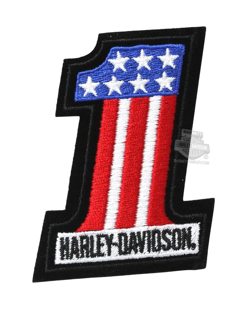 ĐỀ CAN HARLEY-DAVIDSON 1 RED, WHITE&AMP,BLUE