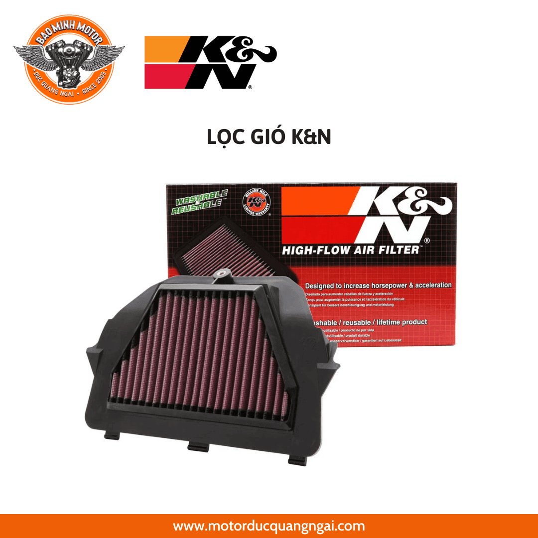 LÕI LỌC GIÓ KN YAMAHA YZF-R6 600 2008-2019