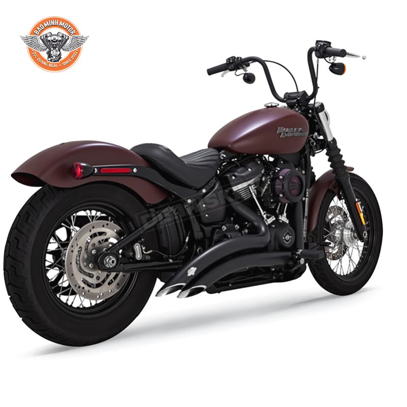 PÔ VANCEHINES BIG RADIUS MÀU ĐEN CHO HD SOFTAIL (46077)