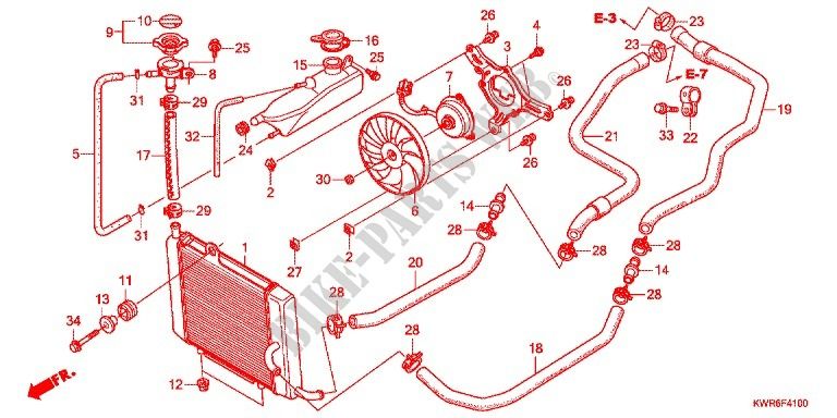 ỐNG NƯỚC HONDA 501