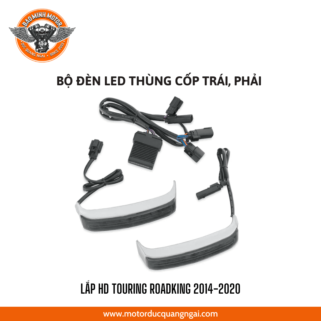 BỘ ĐÈN LED THÙNG TRÁI , PHẢI MÀU KHÓI HIỆU HD LẮP CHO ROADKING ĐỜI 2014- 2020