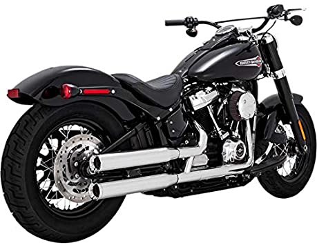 LON PÔ HIỆU VANCE HINES MÀU CHROME LẮP SOFTAIL 2018-2024 (ELIMINATOR 300 SLIP-ONS)