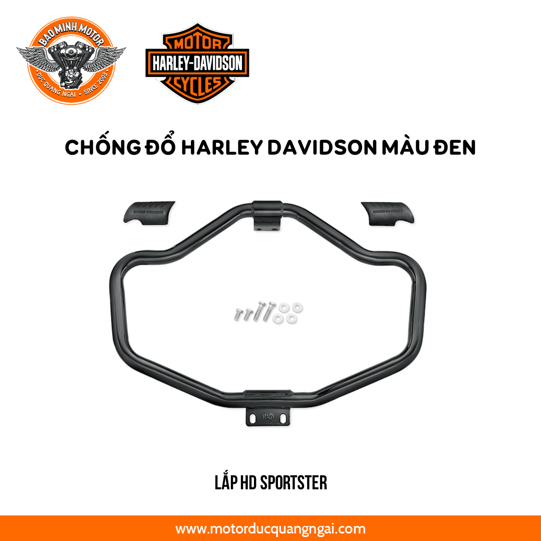 CHỐNG ĐỔ HIỆU HD MÀU ĐEN LẮP SPORTSTER