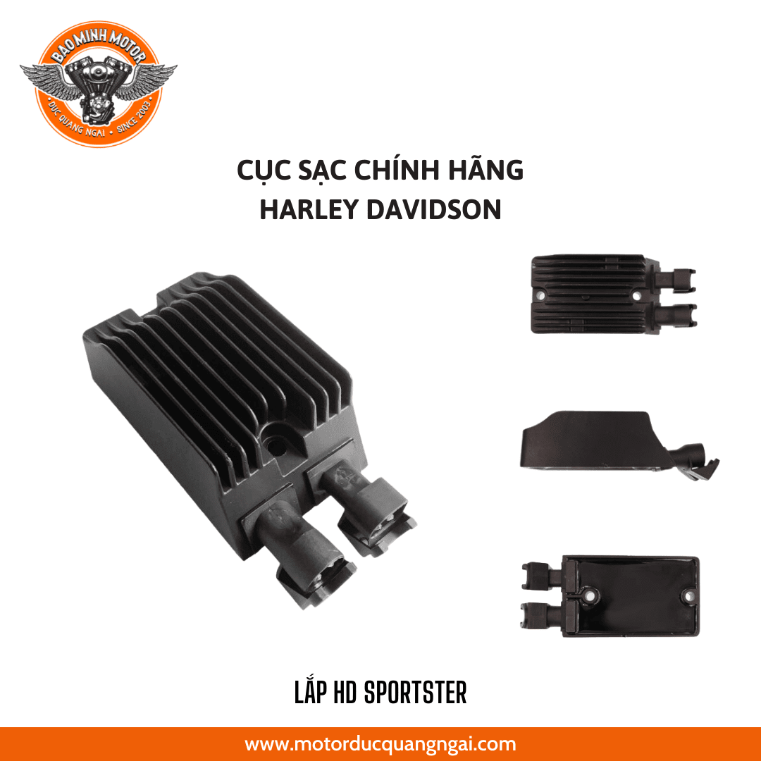 CỤC SẠC HIỆU HD MÀU ĐEN LẮP SPORTSTER