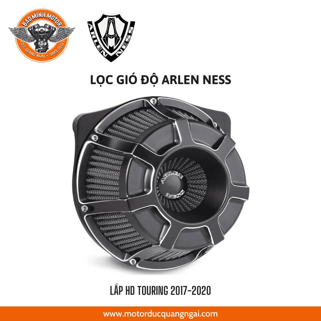 LỌC GIÓ ĐỘ ARLEN NESS BLACK DÀNH CHO TOURING 17-20