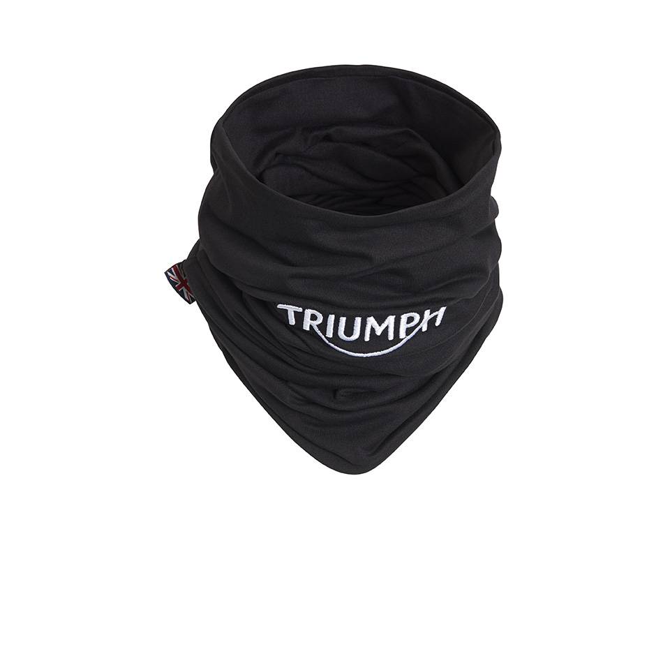 KHĂN ỐNG ĐA NĂNG HIỆU TRIUMPH - CHỮ - MÀU ĐEN