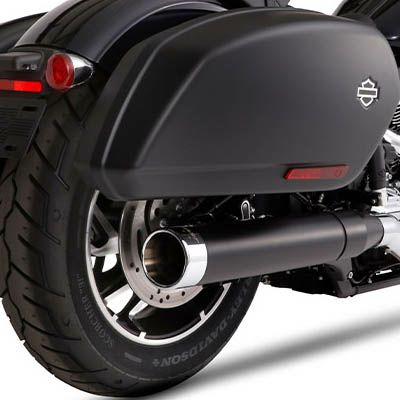 PÔ SLIP ONS HIỆU RINEHART 4 INCH LẮP HD SOFTAIL SPORT GLIDE 2018 -2020 MÀU ĐEN