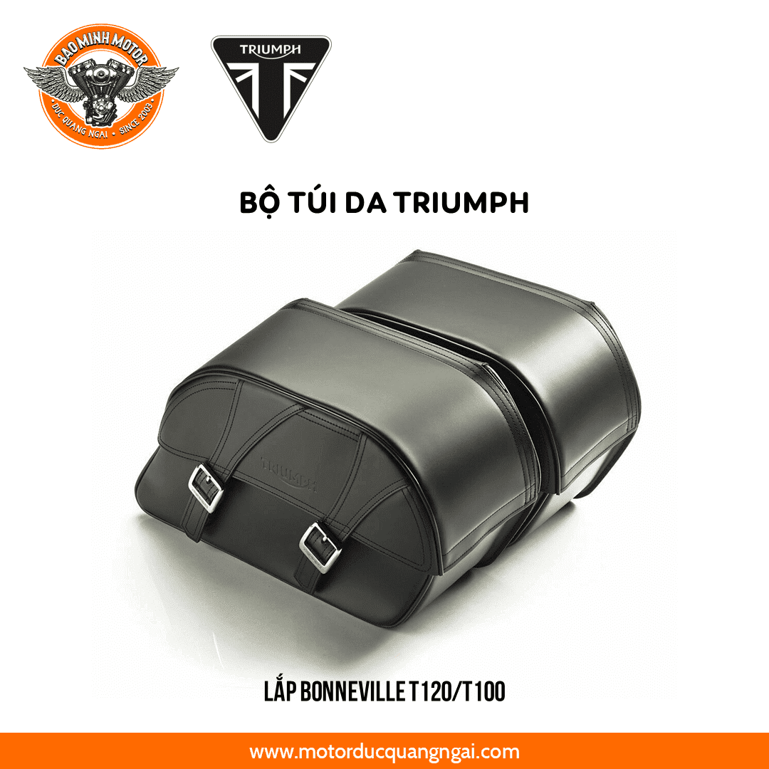 BỘ TÚI DA HIỆU TRIUMPH LẮP CHO T100, T120