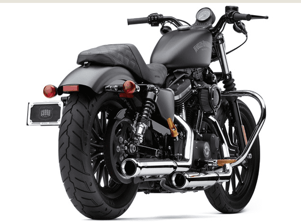 PÔ HIỆU COBRA SLIP-ON MÀU CHROME LẮP HD SPORTSTER 2014 -2020