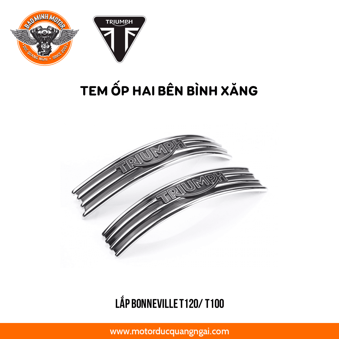 TEM ỐP BÌNH XĂNG TRIUMPH