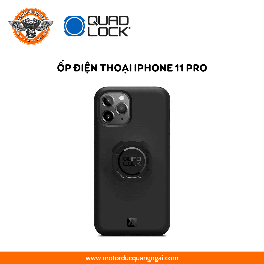 ỐP ĐIỆN THOẠI IPHONE 11 PRO HIỆU QUAD LOCK MÀU ĐEN