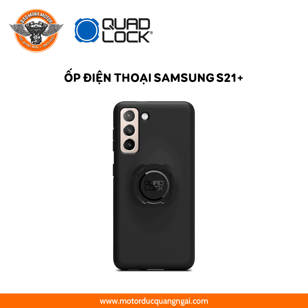 ỐP ĐIỆN THOẠI SAMSUNG GALAXY S21+  HIỆU QUAD LOCK MÀU ĐEN