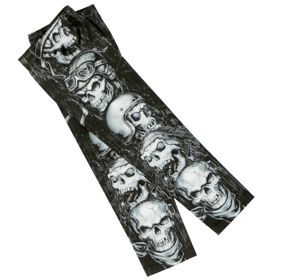 ỐNG TAY CHỐNG NẮNG HIỆU HOT LEATHERS - FIVE SKULLS