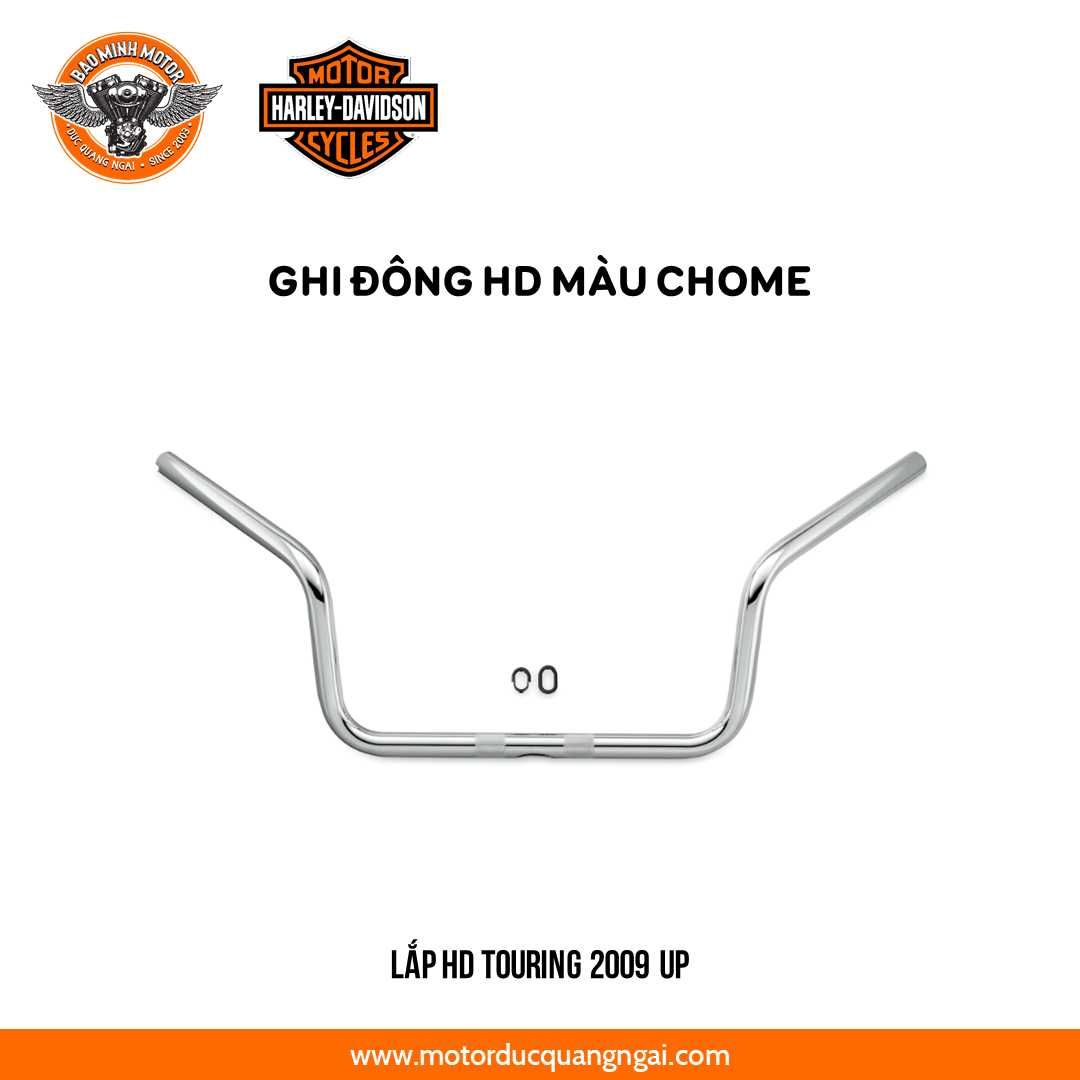 GHI ĐÔNG HIỆU HD MÀU CHROME LẮP TOURING 2009 UP ( TRỪ CVO)
