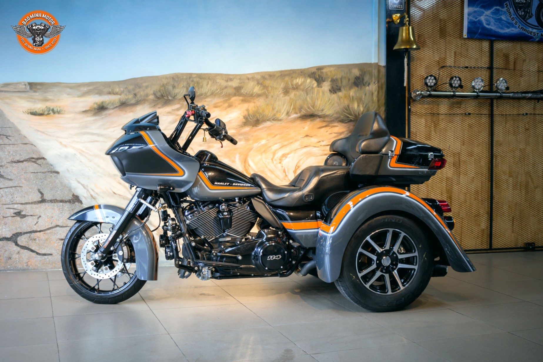TRIKE KITS HIỆU CHAMPION ĐỘ CHO XE HARLEY-DAVIDSON ROAD GLIDE SPECIAL
