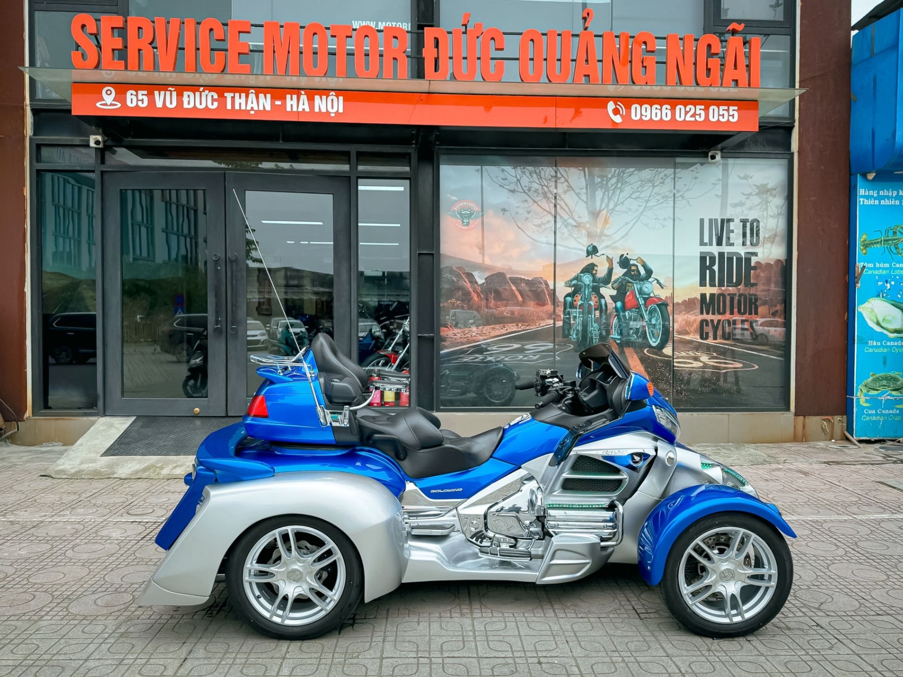 TRIKE KITS HIỆU HANNIGAN ĐỘ CHO XE HONDA GOLDWING GL1800 2018 UP (ĐỘ HAI BÁNH SAU)