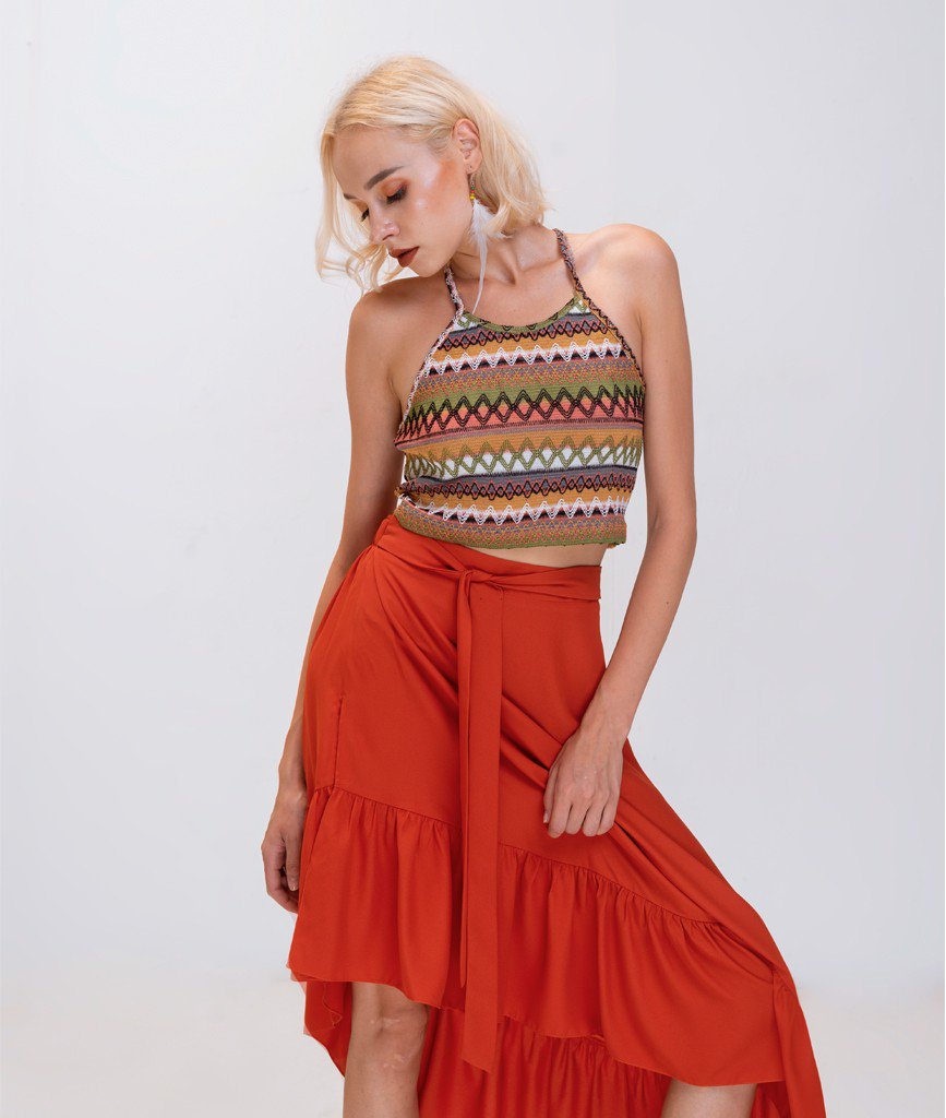 ÁO CROPTOP YẾM DỆT KIM