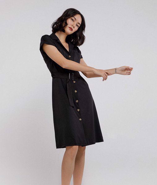 ĐẦM A VEST THÔ 2 TÚI