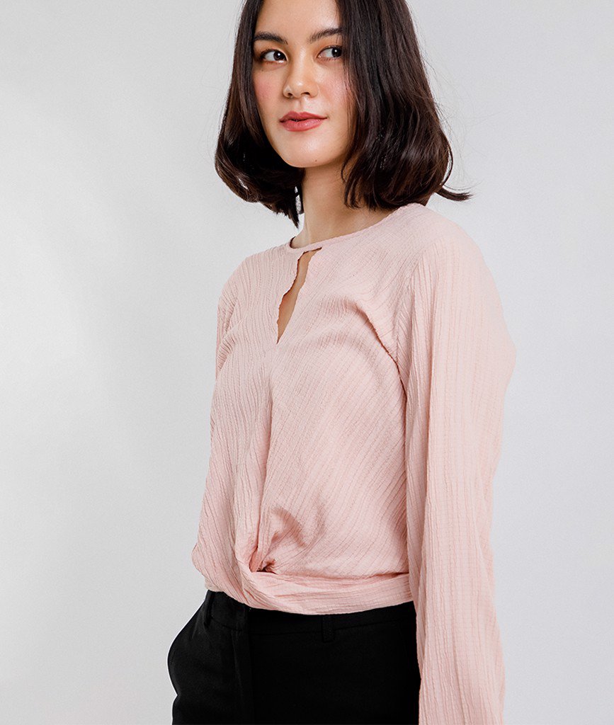 ÁO THUN NHÚN XOẮN EO