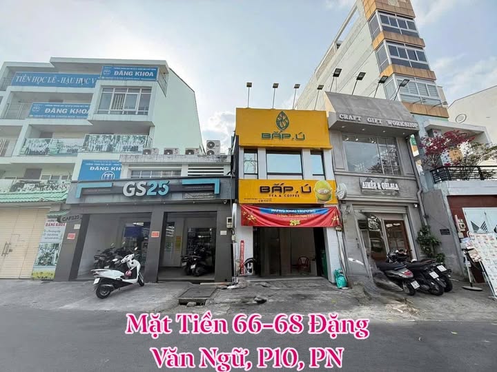 🚀 BÁN NHÀ MẶT TIỀN 66-68 ĐẶNG VĂN NGỮ, P.10, PHÚ NHUẬN – VỊ TRÍ ĐẮC ĐỊA, ĐẦU TƯ SINH LỜI 🏢