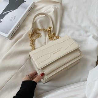 Túi Đeo Vai Vân Cá Sấu