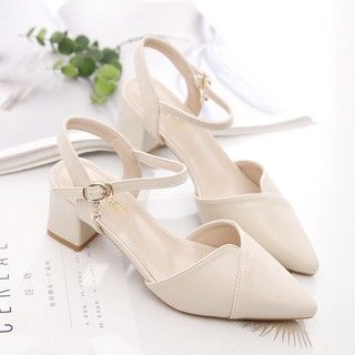 Cao Gót Mũi Nhọn Quai Ngang