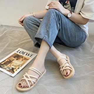 Sandal Đế Phẳng Đi Biển