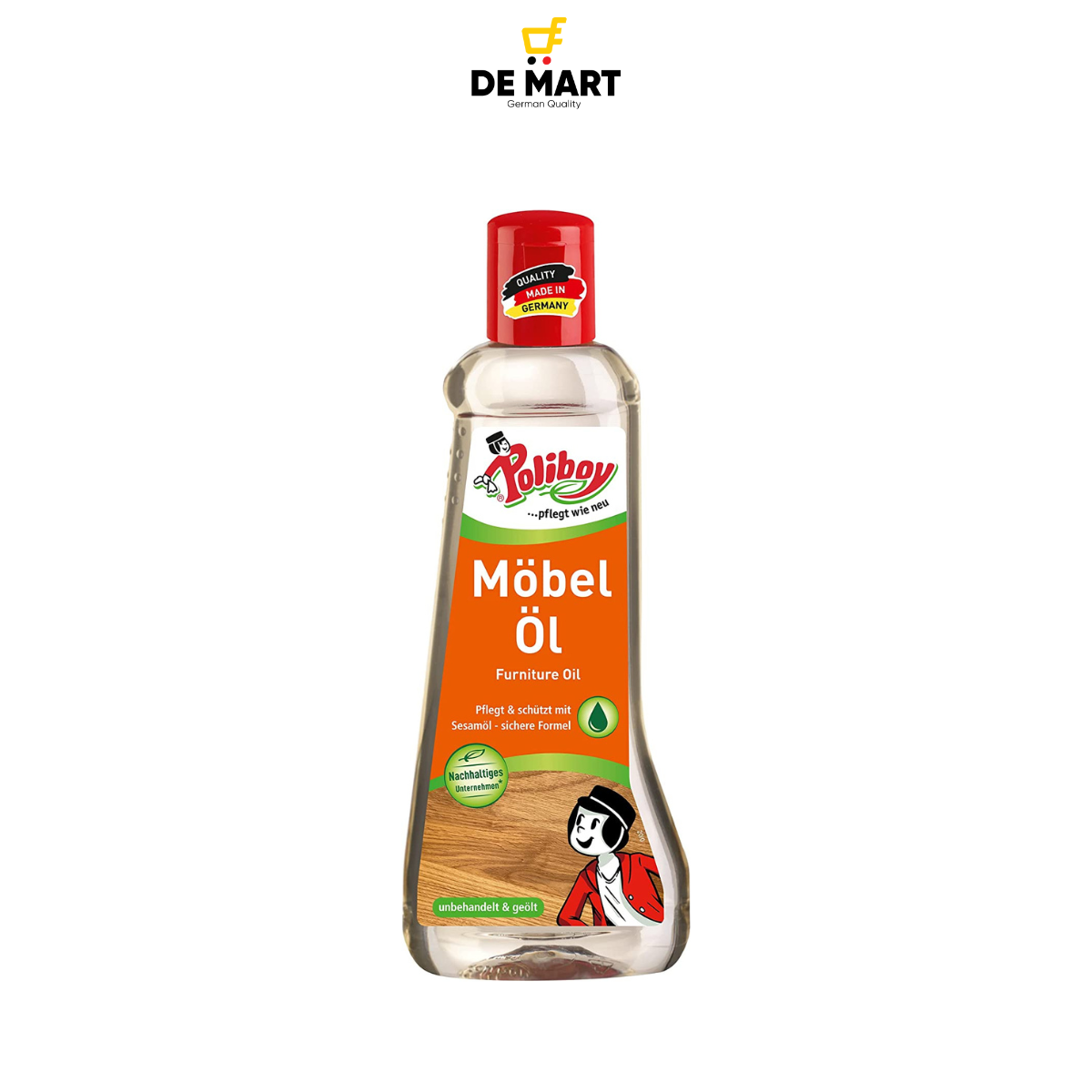 Chai dầu đánh bóng đồ gỗ POLIBOY 200ml