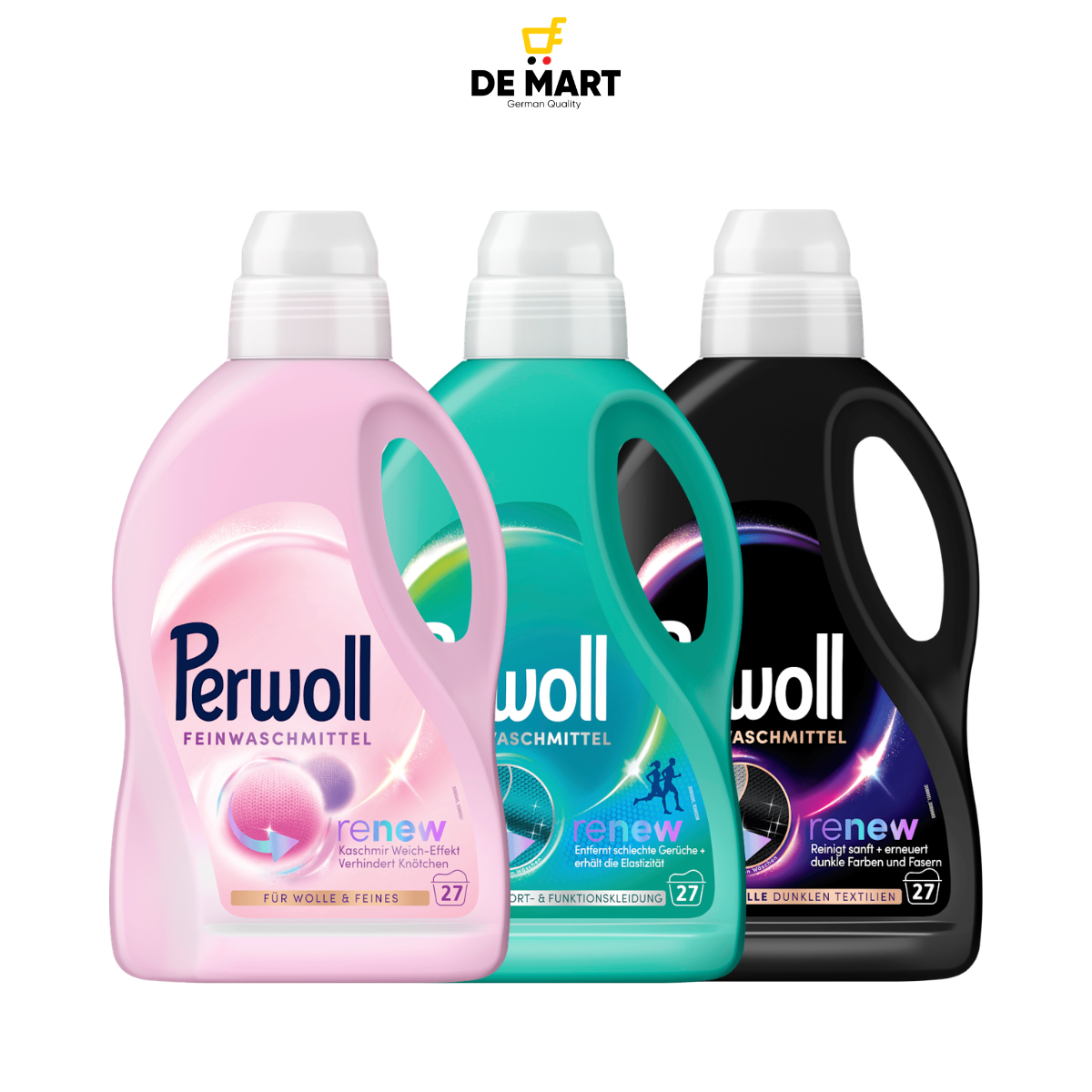 Chai nước giặt quần áo PERWOLL 1350ml