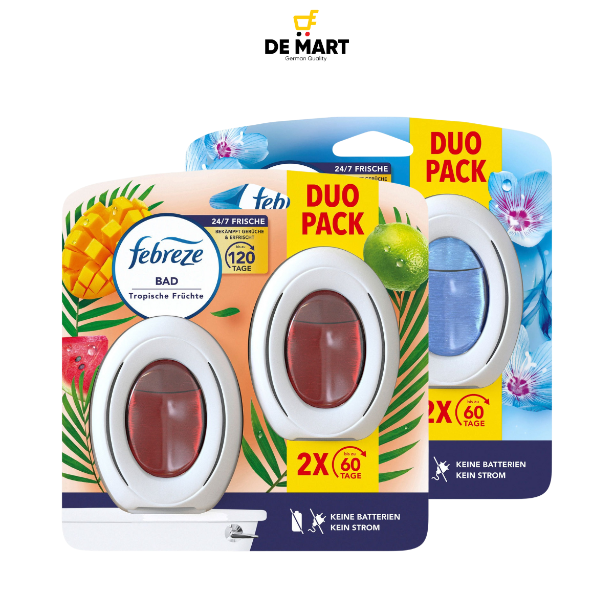 Set 2 máy thơm nhà tắm tự động FEBREZE