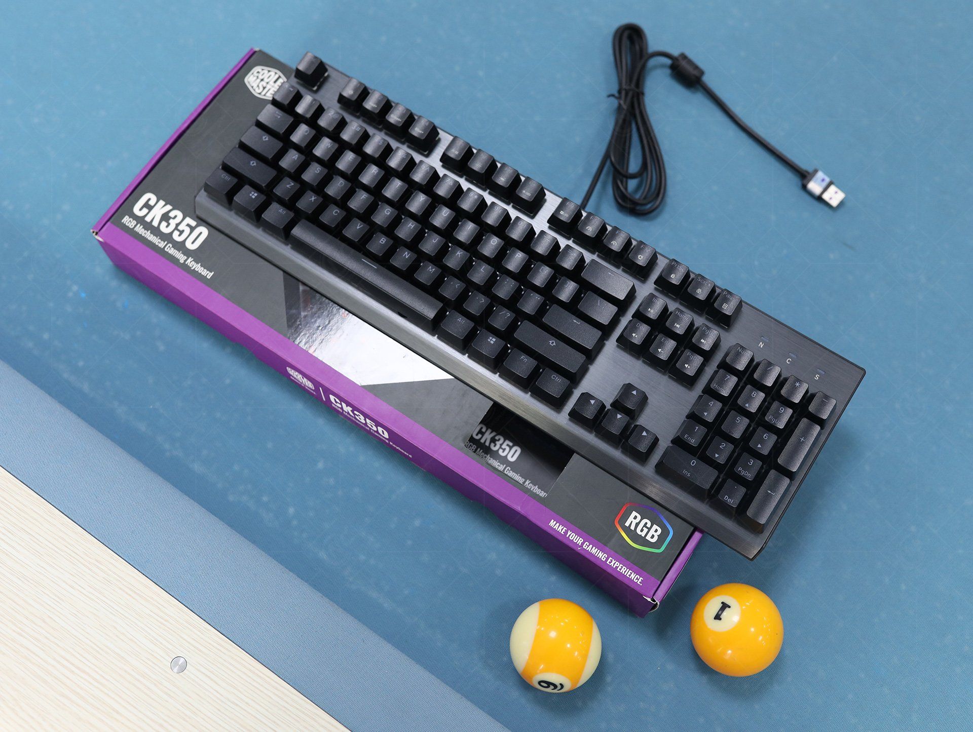 Bàn Phím Có Dây Cooler Master CK350 Outemu Blue